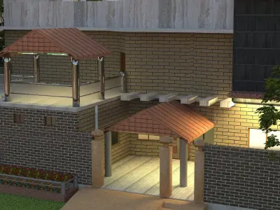 3D  HOUSE PLAN MODEL  3D model