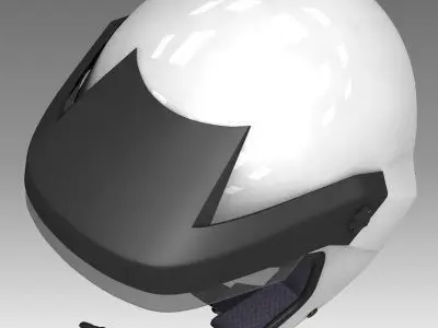 Rally Car Helmet 2 3D model
