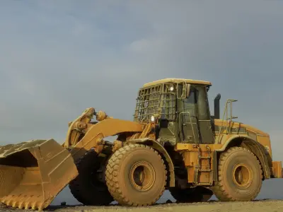 Imposing Loader 3D asset 3D model