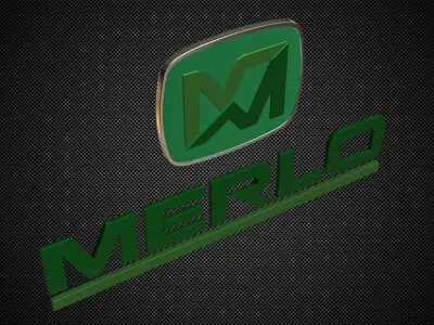 merlo logo 3D model
