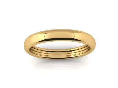 SIMPLE BAND RING Free 3D print model