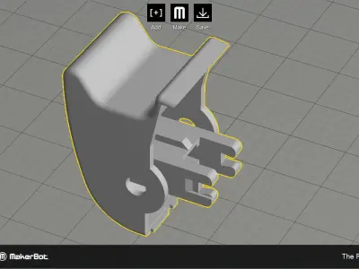 control of electric windows mazda mx5 3D print model