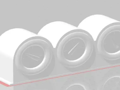 RC Car Gauge Kit Accesories 1 10 3D print model