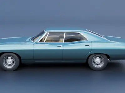 Chevrolet Impala 4 Door 1968  3D print model