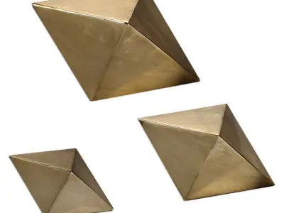 Accent Sculpture Set 3D model