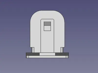 Parking sensor retainer 3D model 3D print model