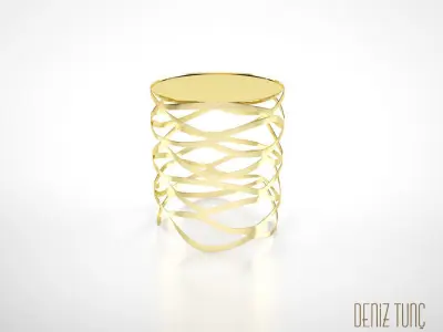 Deniz Small Loop coffee table 3D model