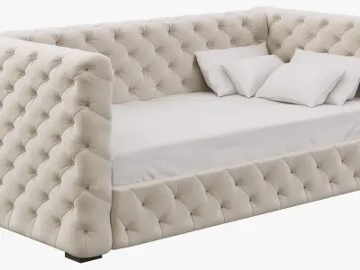 Restoration Hardware Tribeca Tufted Daybed 3D model