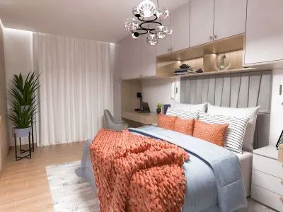 MODERN BEDROOM DESIGN 3D model