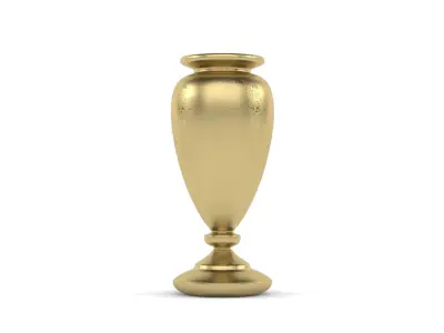 Antique Golden Vase 3D model purchase