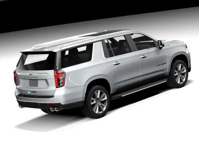 Chevrolet Suburban High Country 2021 3D model