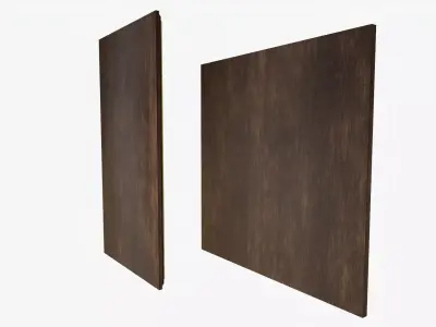 Picture Frames High-Quality Customizable Wall Art for 3D Scenes Low-poly 3D model