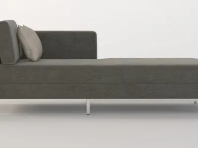 Davenport Bi Sectional Chaise Daybed 3D model
