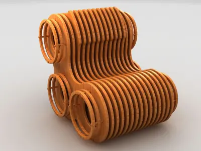 Parametric Chair Models  7 3D model