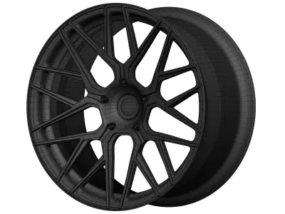 Rohana RFX10 Aftermarket Wheel Low-poly 3D model