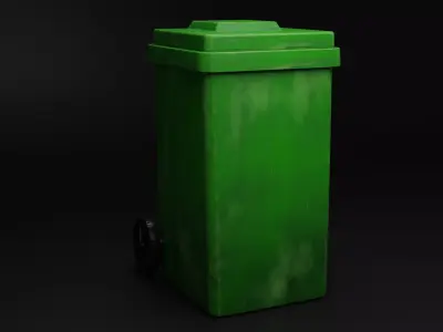 Trash Bin Free 3D model purchase