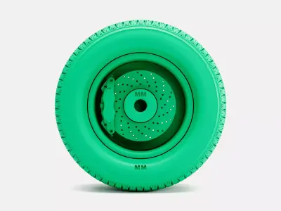 15x8 Vector Wheel BFGoodrich Radial TA Tire 3D print model