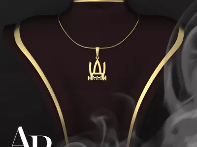 Ukrainian Trident 3D print model