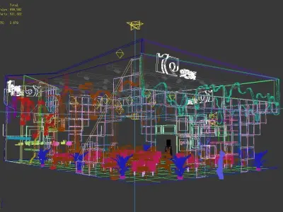 Exhibition - Area - 15X10-3DMAX2009-11 3D model