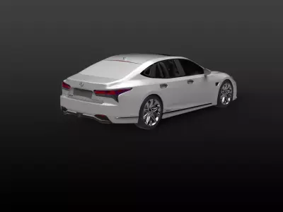 Lexus LX 550h 3D model