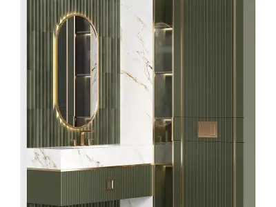 Bathroom furniture 3D model order