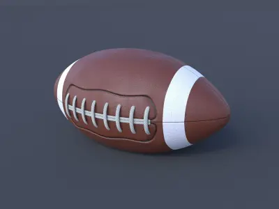 American Football 3D model