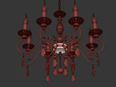 Chandelier Fortezza E 1 1 8 G 3D model