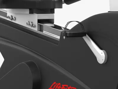 Club Series Recumbent Lifecycle 3D model