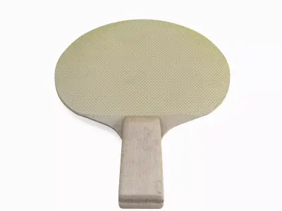 Table Tennis Racket 03 Low-poly 3D model