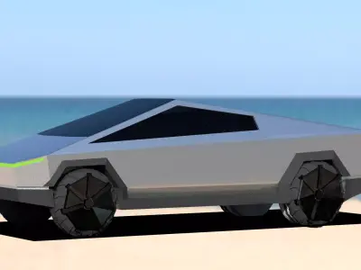 cybertruck 3D print model
