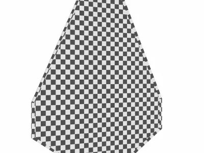 KFG088 Mirror in a metal frame color gold 3D model