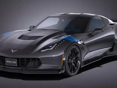 Chevrolet  Corvette Grand Sport 2017 3D model