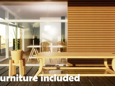 Modern house Free 3D model