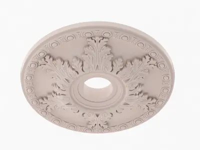 Classic Ceiling Medallion 04 3D model purchase