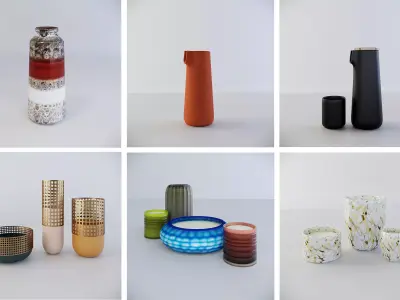 Set of accessories 3D model