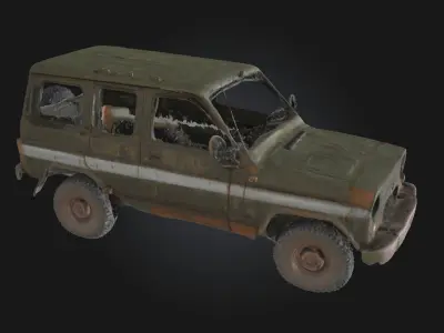 Rustic Explorer  A Weathered Ride Built for Adventure 3D model