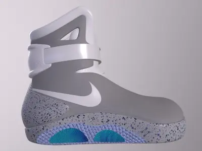 NIKE AIR MAG STYLISED SHOES PBR Low-poly 3D model