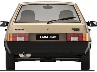 VAZ Lada 2109 Sputnik 1987 3D model