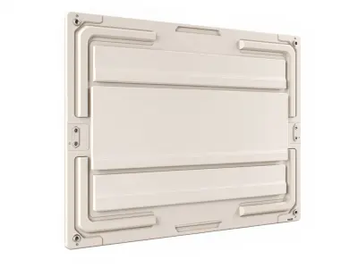 Futuristic Modular Wall Panel Design model pack Low-poly 3D model buy