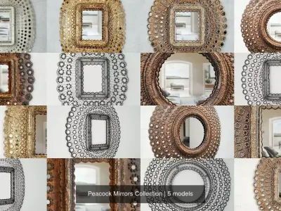 Peacock Mirrors Collection