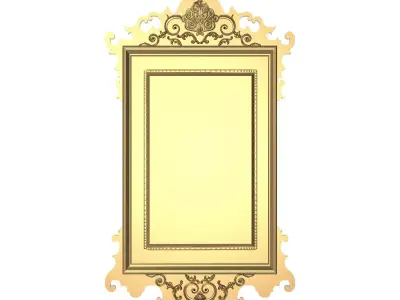 carved frame 3D model 42
