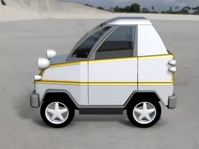 Box Car Free 3D model