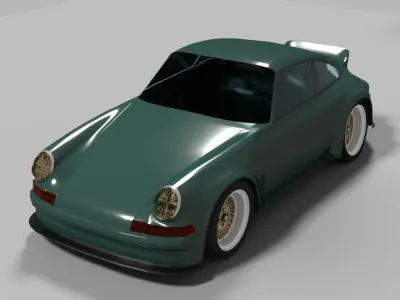 Porsche 911 by Singer 3D model