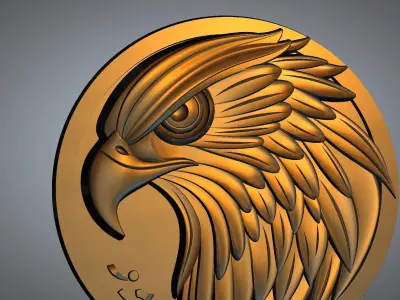 EAGLE 3D print model 12