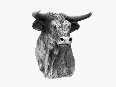 El Toro - The Bull Statue 3D model