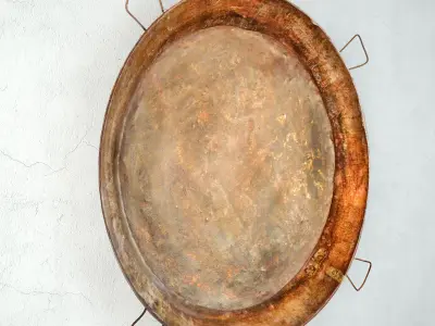 Giant Iron Round Tray 3D model