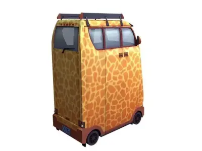 Cartoon - car Free low-poly 3D model purchase