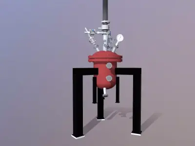 Vessel Drum Low-poly 3D model