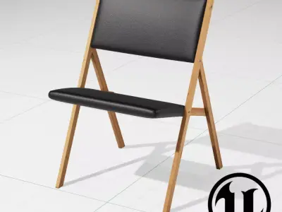 MolteniC D-270-1 Chair Low-poly 3D model