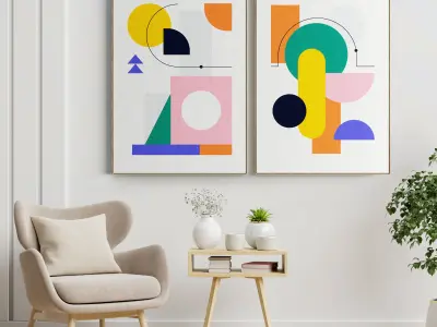 Photo Frame 38 Low-poly 3D model